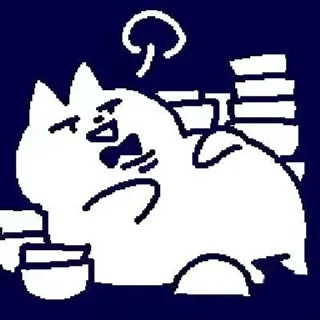 😮‍💨 emoji CONFUSED CAT Telegram sticker 15 of 77