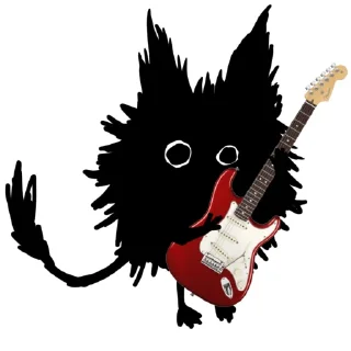 🎸 emoji Тушканчик Telegram sticker 9 of 10