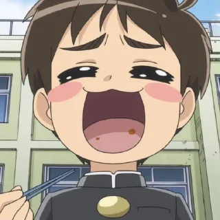 😊 emoji shingeki kyojin chuugakkou Telegram sticker 8 of 30