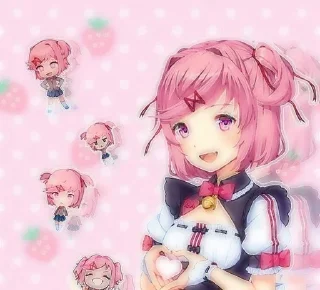 🍥 emoji Нацуки🍰 Telegram sticker 6 of 52