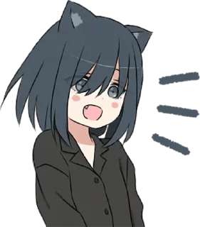 ❤️ emoji @anime_stickerr Неко Telegram sticker 21 of 25