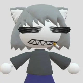 😐 emoji neco arc Telegram sticker 17 of 103