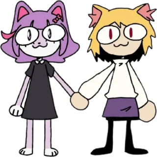 👭 emoji Неко Telegram sticker 14 of 40