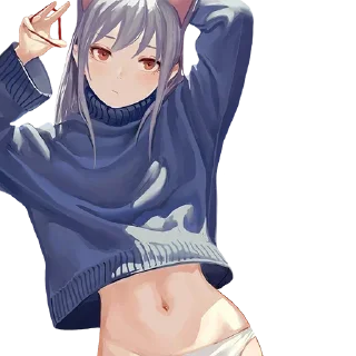 🐱 emoji Неко-Тянки @anime_stickerr Telegram sticker 9 of 20