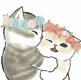 🎀 emoji (⁠◠⁠‿⁠・⁠)⁠—⁠☆ Moju_Sand cats2! Telegram sticker 23 of 23