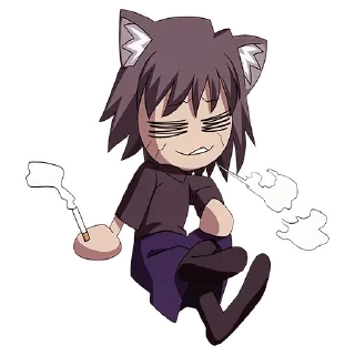 😌 emoji neco arc Telegram sticker 5 of 20