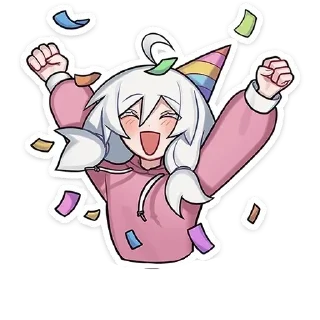🎉 emoji Оля без надписей@Redaesha Telegram sticker 7 of 48
