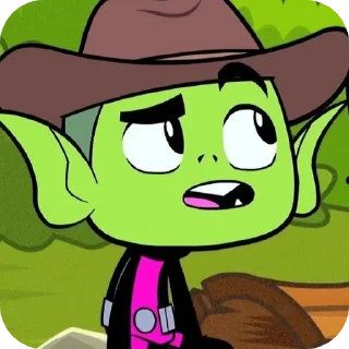 🤨 emoji Beast Boy ➩ @Earth928B Telegram sticker 19 of 50