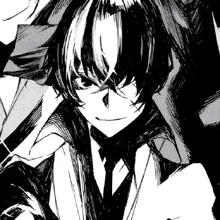 🥃 emoji Osamu Dazai || Beast ≈ @wujsed Telegram sticker 7 of 48