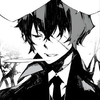 Sticker from Osamu Dazai || Beast ≈ @wujsed