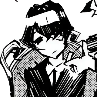 🥃 emoji Osamu Dazai || Beast ≈ @wujsed Telegram sticker 10 of 48
