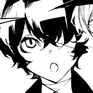 🥃 emoji Osamu Dazai || Beast ≈ @wujsed Telegram sticker 9 of 48