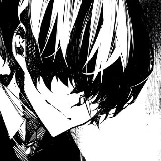 🥃 emoji Osamu Dazai || Beast ≈ @wujsed Telegram sticker 24 of 48