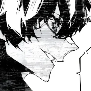 🥃 emoji Osamu Dazai || Beast ≈ @wujsed Telegram sticker 16 of 48