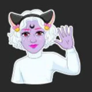 Sticker from Няшка Кошка UwU