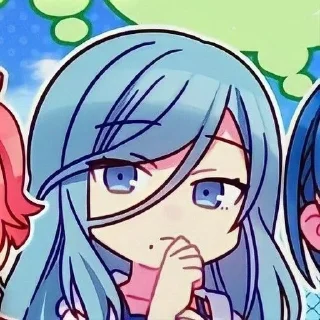 🤔 emoji ☁️ 🍡 shizuku Telegram sticker 5 of 77