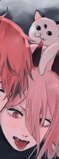 💖 emoji Мявка | чел бензопила Telegram sticker 16 of 47