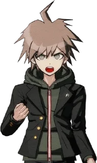 ✊ emoji Makoto Naegi @M4kosSt1ck Telegram sticker 7 of 77