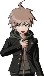 😰 emoji Makoto Naegi @M4kosSt1ck Telegram sticker 18 of 77