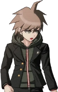 😕 emoji Makoto Naegi @M4kosSt1ck Telegram sticker 16 of 77