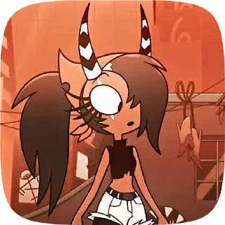 🌟 emoji БОЛЬШЕ ⇨ @CLOOBHUB САЛЛИ АДСКИЙ БОСС HELLUVA BOSS Telegram sticker 7 of 73