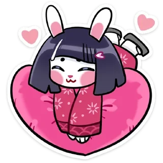 ❤ emoji усагичи без надписей @stickwithouttext Telegram sticker 9 of 46