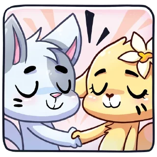 🤝 emoji @TgSticker Бисквит и Ванилька без надписей Telegram sticker 8 of 48