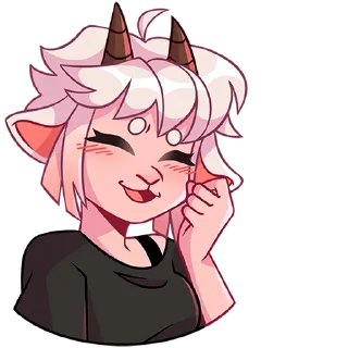 ☺️ emoji Эйко без надписей @stickers_vk Telegram sticker 14 of 48