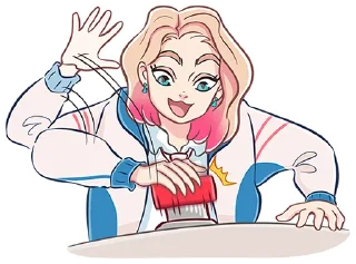 😱 emoji Лера без надписей @stickers_vk Telegram sticker 17 of 48