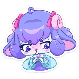 🥺 emoji Джиллиана без надписей @stickers_vk Telegram sticker 7 of 49
