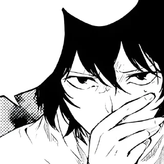 ♠️ emoji Osamu Dazai ≈ @wujsed Telegram sticker 17 of 74