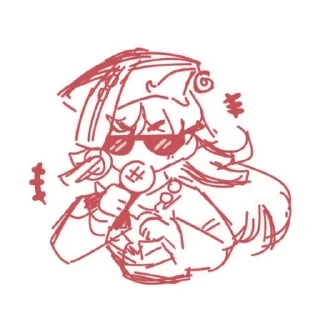 Sticker from yan fei # @vanillasan