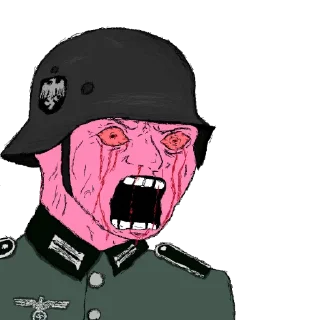 🤬 emoji Wojak Telegram sticker 8 of 21