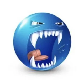 😡 emoji Смайлики😳 Telegram sticker 3 of 18