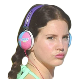 🎧 emoji Lana del Rey Telegram sticker 15 of 21