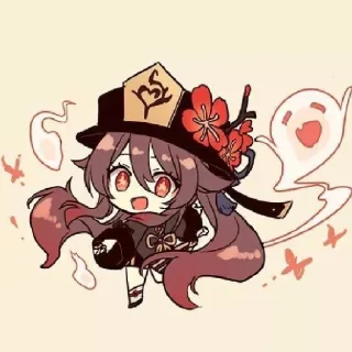 👻 emoji Ху Тао Telegram sticker 20 of 35