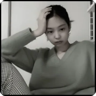 😞 emoji jennie Telegram sticker 16 of 32