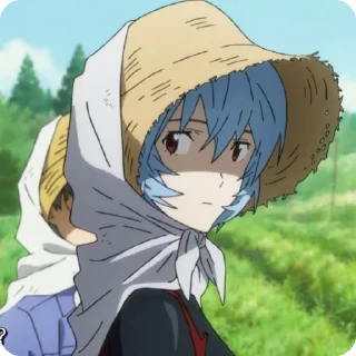 🤨 emoji ♡Ayanami Rei♡ Telegram sticker 23 of 43