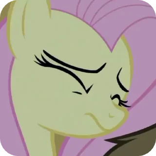 😢 emoji fluttershy 🍓 :: @mlll1p Telegram sticker 10 of 55