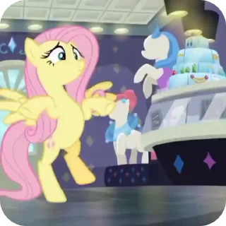 🥲 emoji fluttershy 🍓 :: @mlll1p Telegram sticker 13 of 55