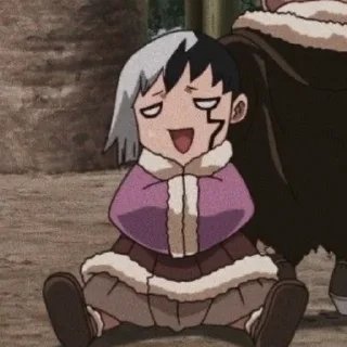 🥬 emoji Ген та Сенку імбарікі Telegram sticker 22 of 28