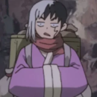 🥬 emoji Ген та Сенку імбарікі Telegram sticker 20 of 28