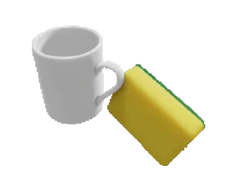🧽 emoji Mug and her scouring pad :: @CHIT4HSTICKERS Telegram sticker 9 of 16