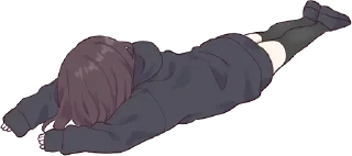 😴 emoji Menhera Telegram sticker 7 of 119