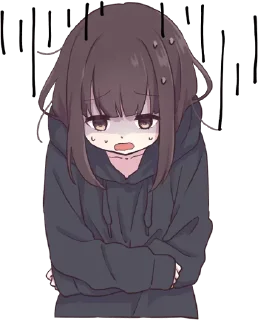 😰 emoji Menhera Telegram sticker 24 of 119