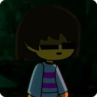 🌟 emoji Frisk [Indie Cross] @SubSticks @fStikBot Telegram sticker 10 of 66
