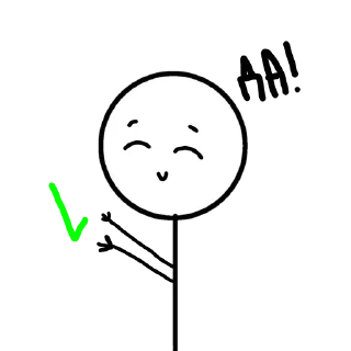 ✅ emoji 🫶🏻Человечки от Ники🇷🇺💋 Telegram sticker 10 of 10