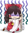 😨 emoji Touhou Project Character Stickers :: @line_stickers Telegram sticker 9 of 80