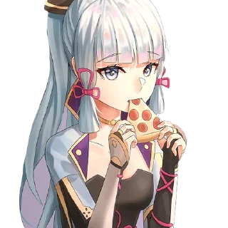 🤤 emoji ayaka waifu Telegram sticker 6 of 14