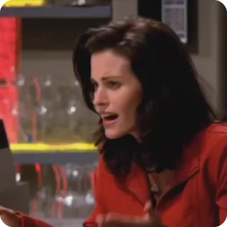 🌟 emoji ˗ˋ monica geller ˊ˗ @pretor1a Telegram sticker 5 of 16